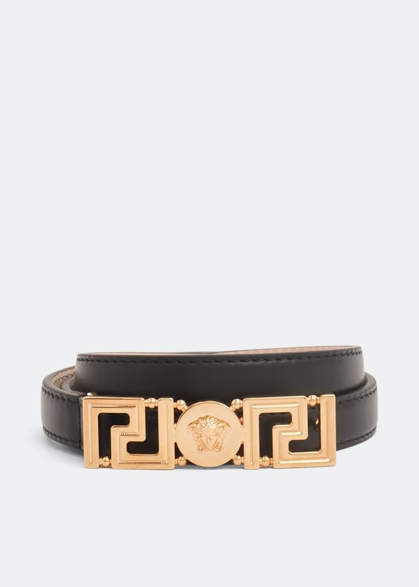 

Ремень VERSACE La Greca belt, черный