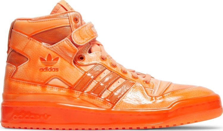 Кроссовки Adidas Jeremy Scott x Forum High 'Dipped - Signal Orange', оранжевый - фото