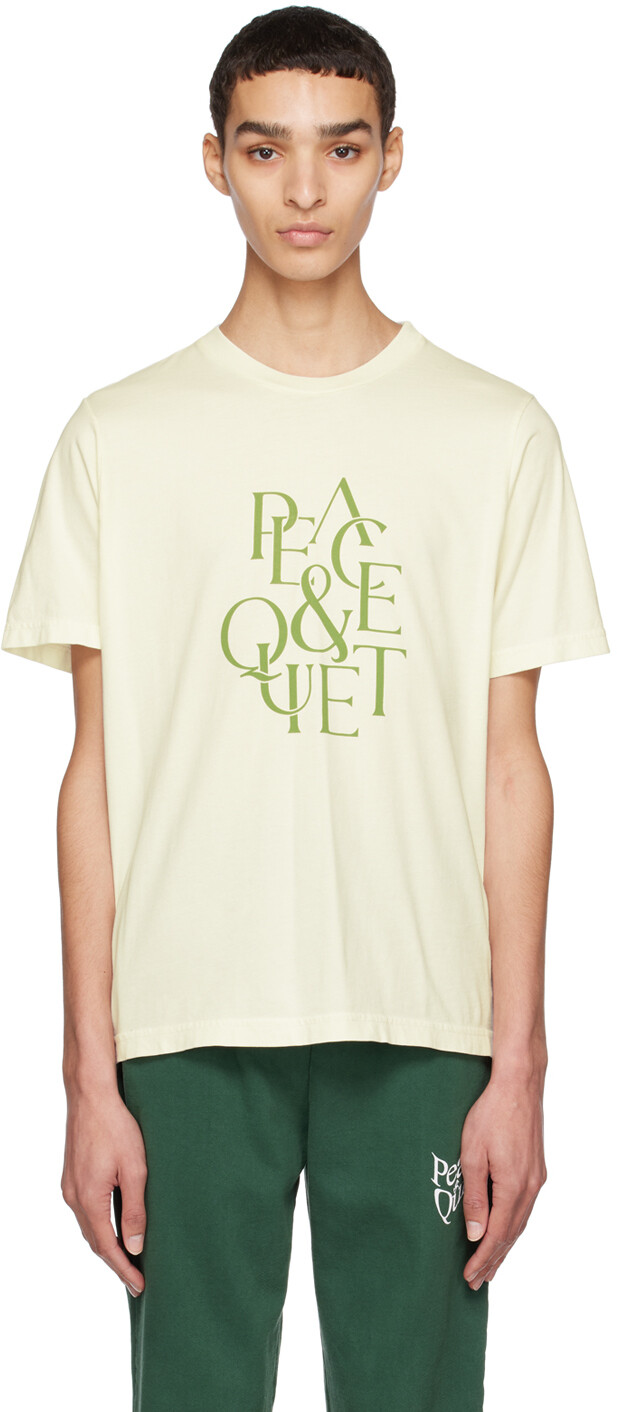 

Футболка Off-White с засечками Museum of Peace & Quiet, Серый