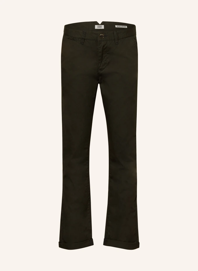 

Обычные брюки чиносы узкого кроя Scotch & Soda, хаки