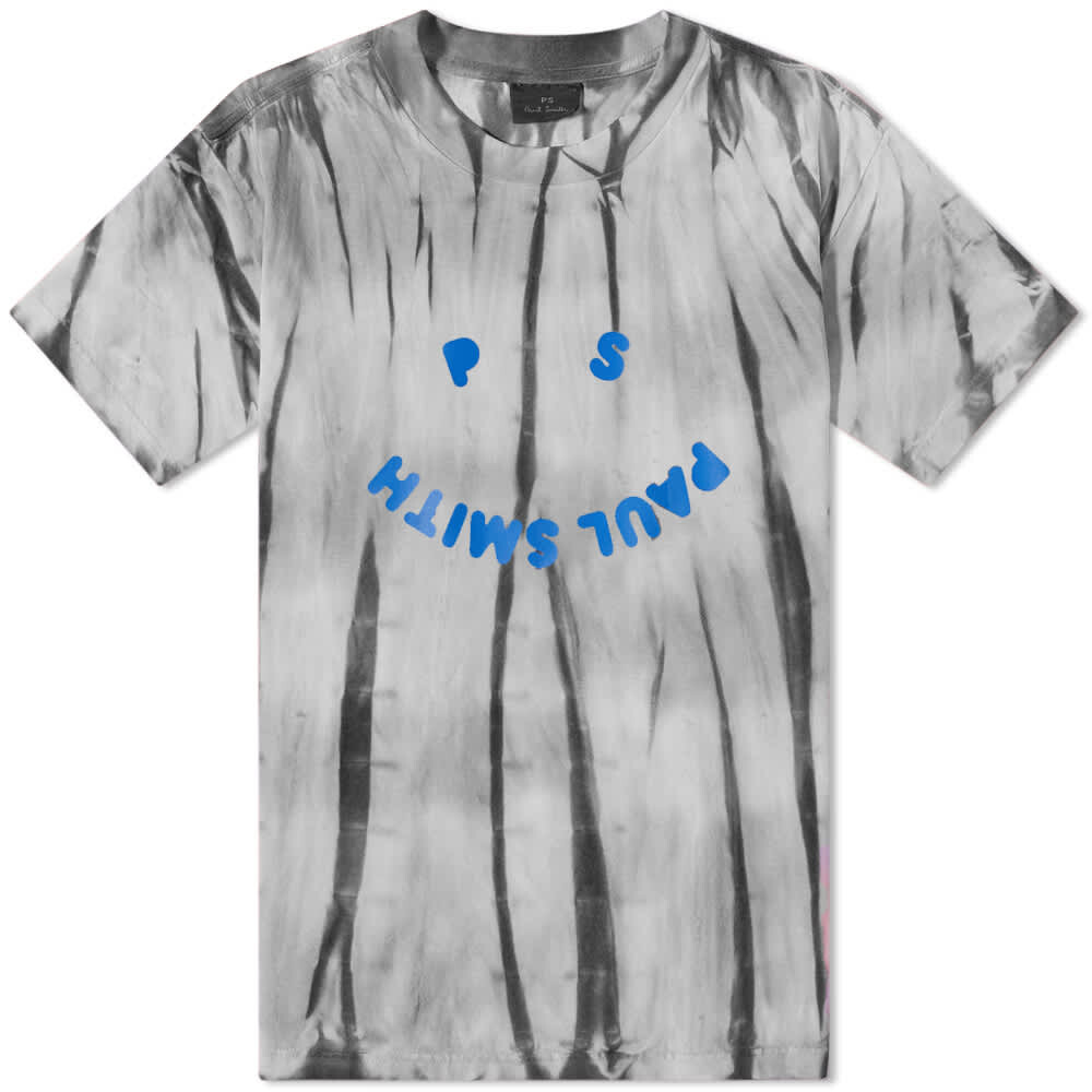 

Футболка Paul Smith Tie-Dyed Happy Tee, Серый