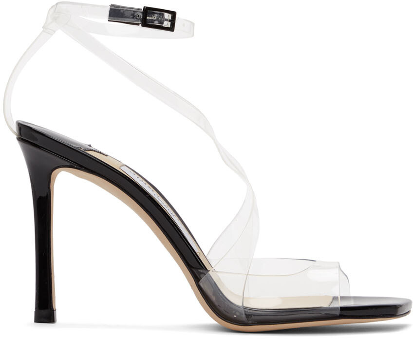 

Черные каблуки Azia 95 из ПВХ Jimmy Choo