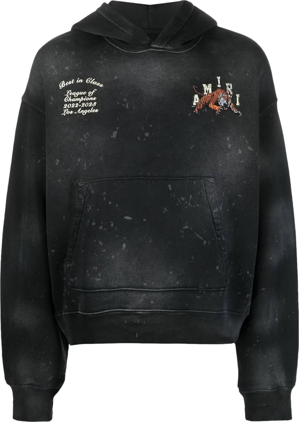 

Худи Amiri Vintage Tiger Varsity, черный