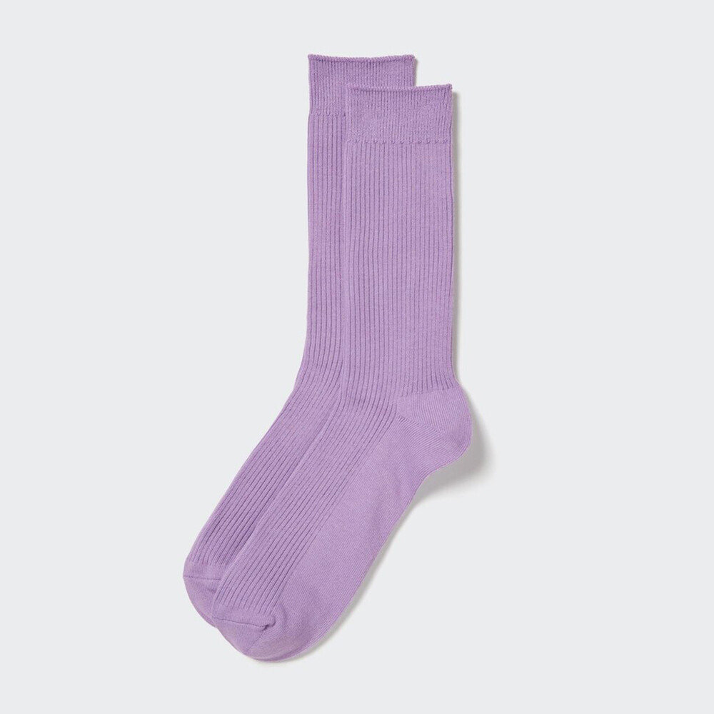 

Мужские носки Uniqlo однотонные, светло-синий/фиолетовый