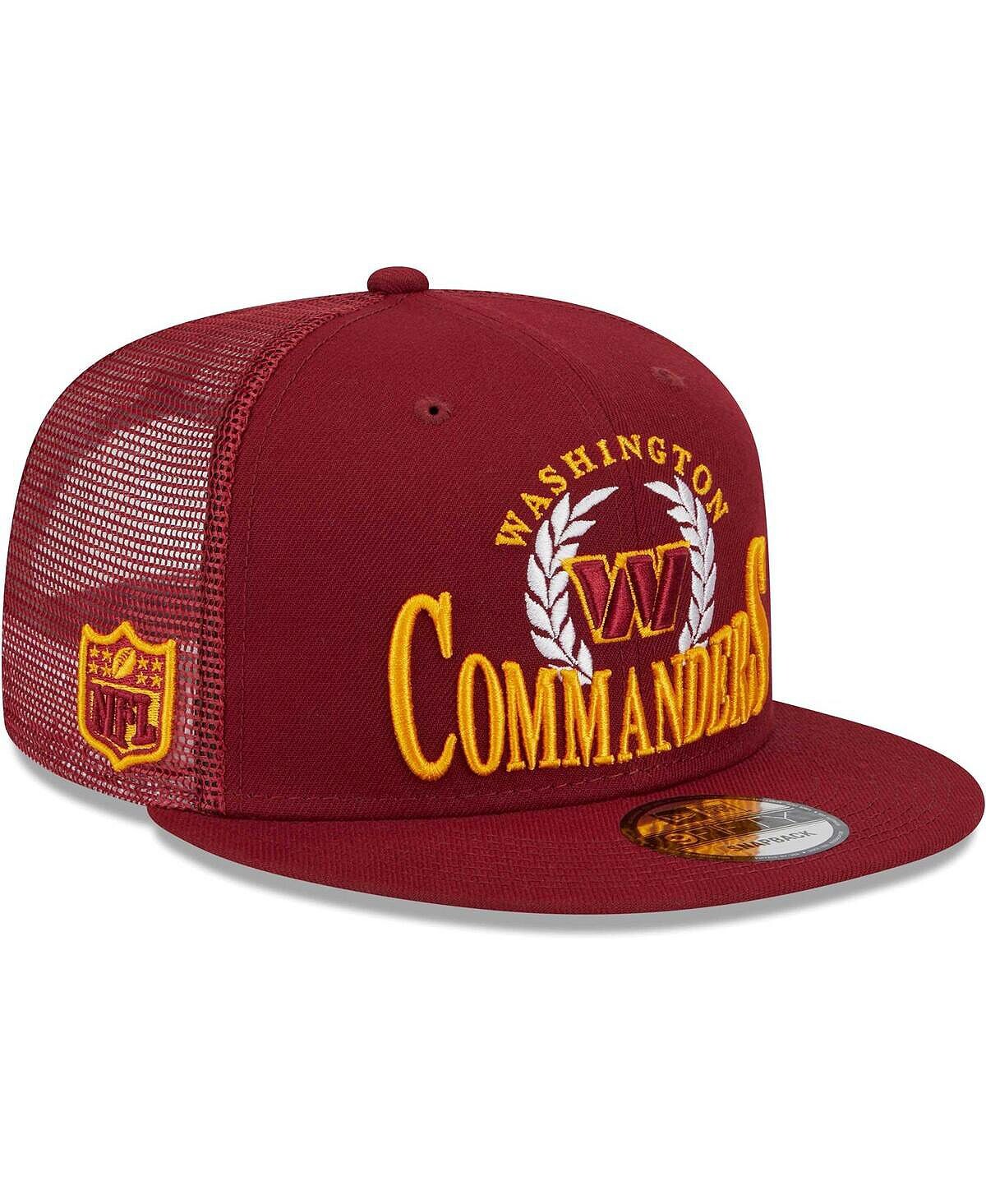 

Мужская бордовая кепка Washington Commanders Collegiate Trucker 9FIFTY Snapback New Era
