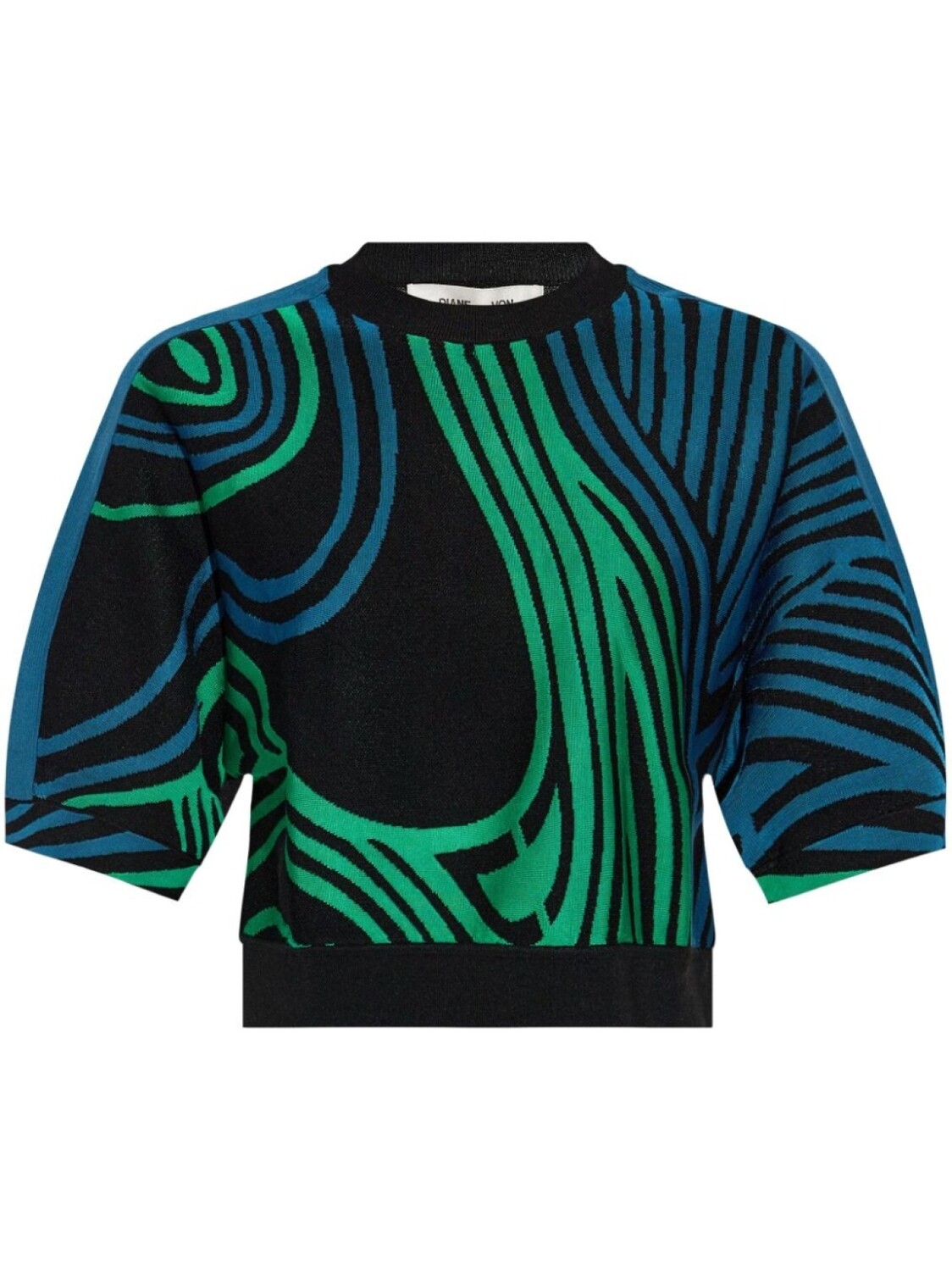 

DVF Diane von Furstenberg гектор вязаный топ, синий