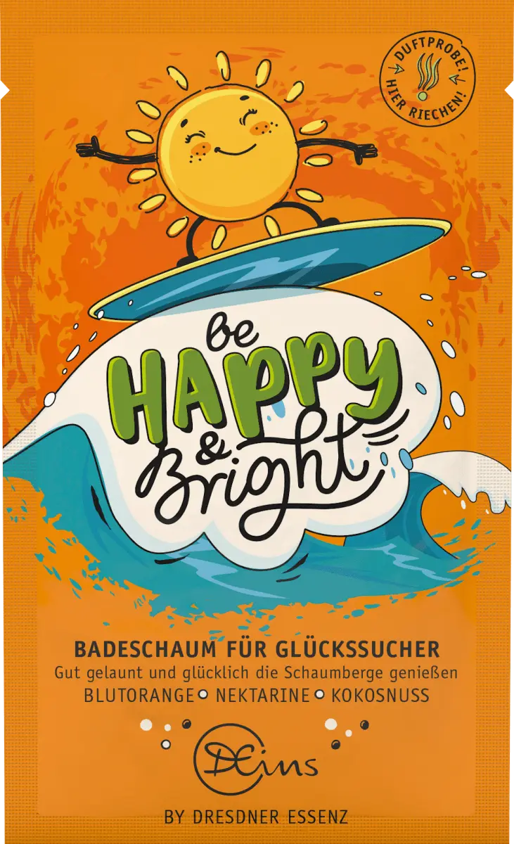 

Пенная ванна be Happy Яркий 60г. DEins