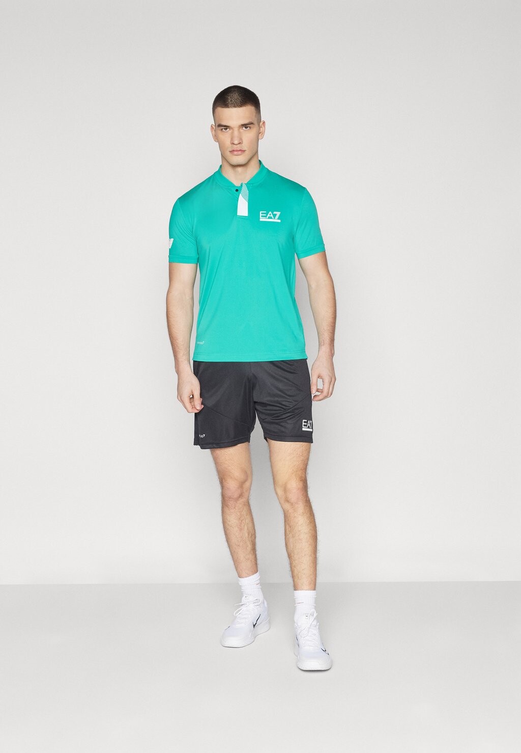 Спортивная футболка TENNIS PRO SERAFINO EA7 Emporio Armani, цвет spectra green