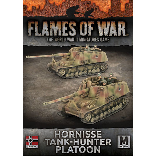 Фигурки Flames Of War: Hornisse Tank-Hunter Platoon