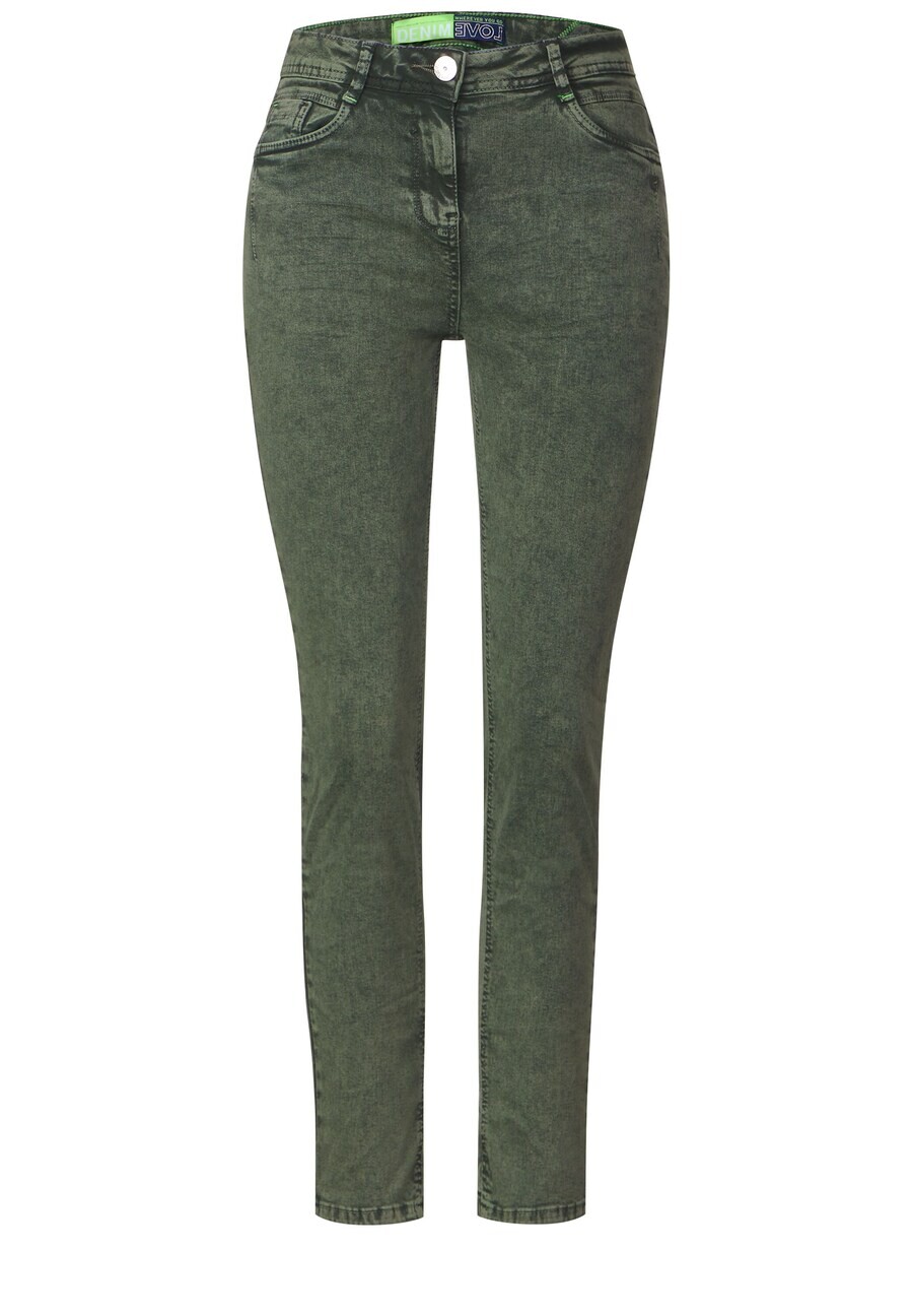 

Джинсы CECIL Slim fit Jeans, зеленый