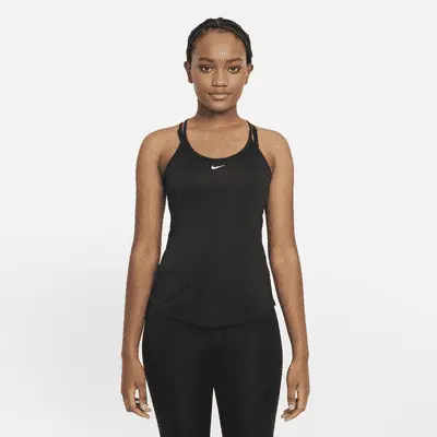

Футболка Nike Dri-FIT One Elastika, черный/белый