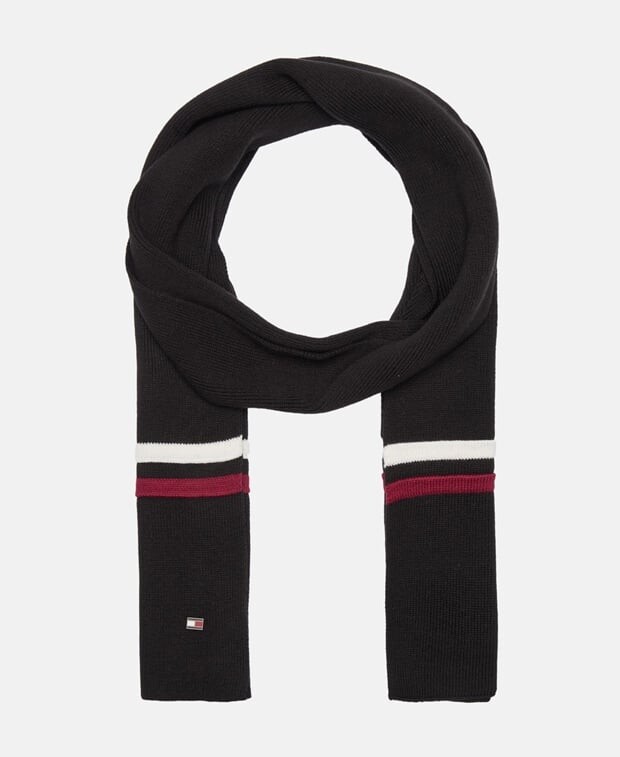 

Вязаный шарф Tommy Hilfiger, черный