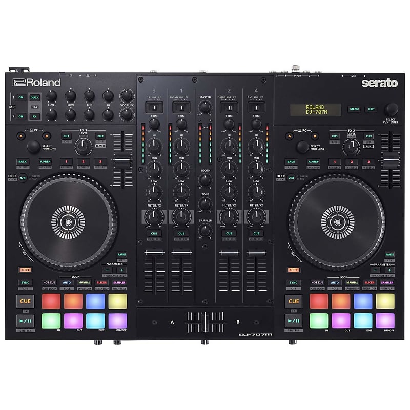 DJ-Контроллер Roland DJ707M 4-Channel DJ Controller roland dj 505