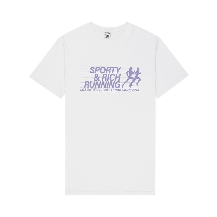 

Футболка Sporty & Rich Running T-Shirt 'White', белый