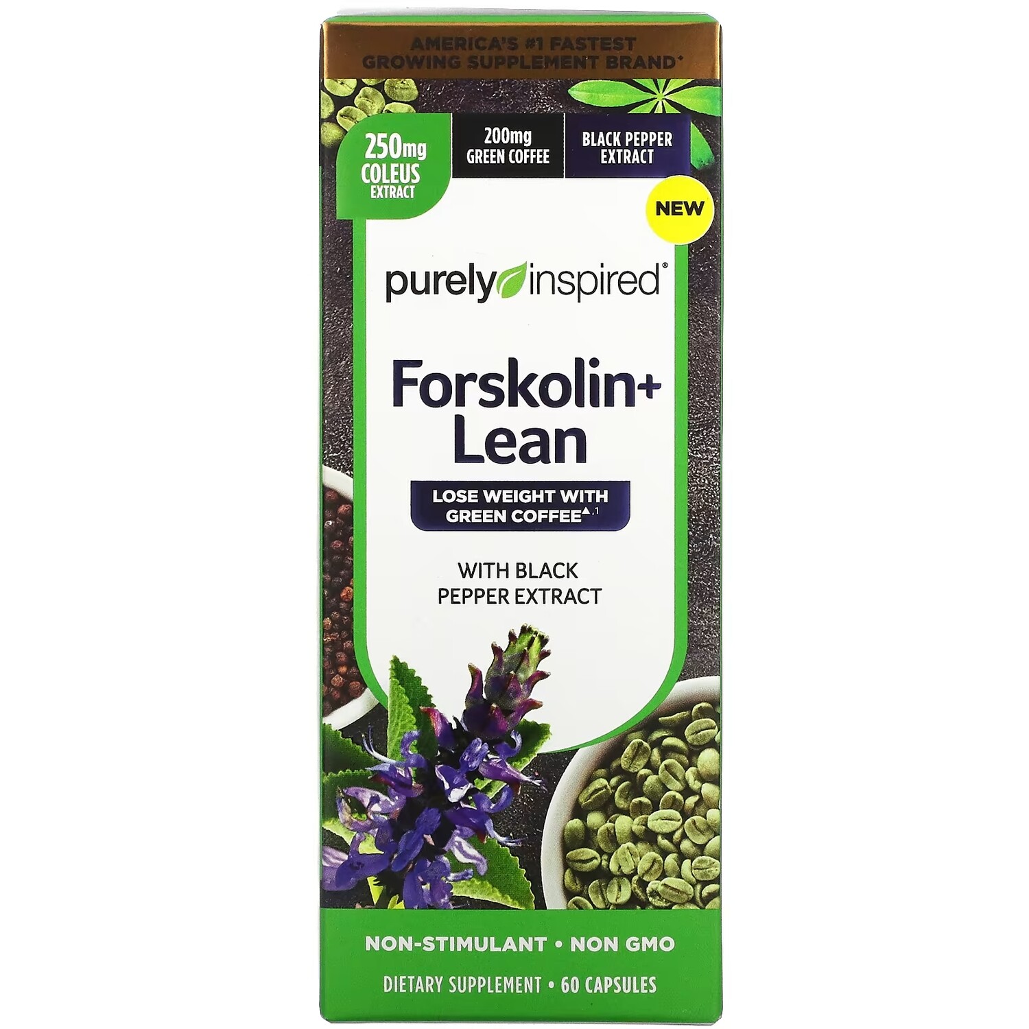 

Пищевая Добавка Purely Inspired Forskolin + Lean, 60 капсул
