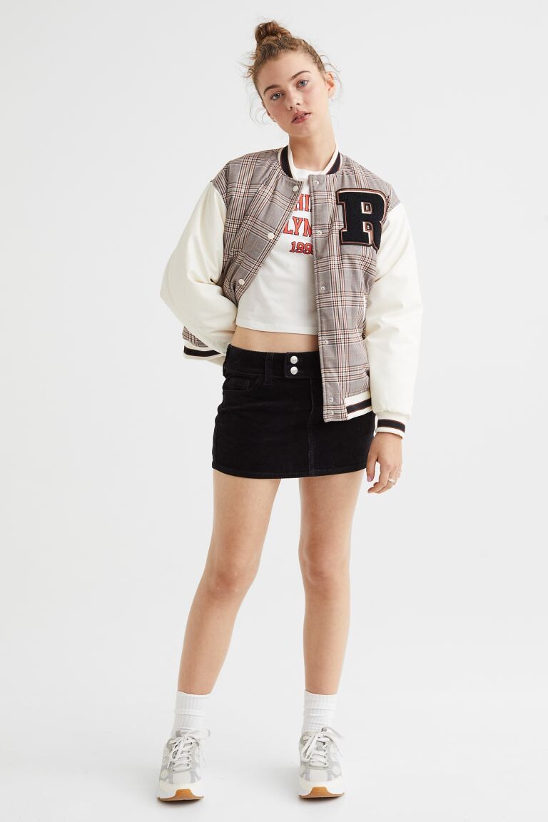 

Мини-юбка H&M, черный