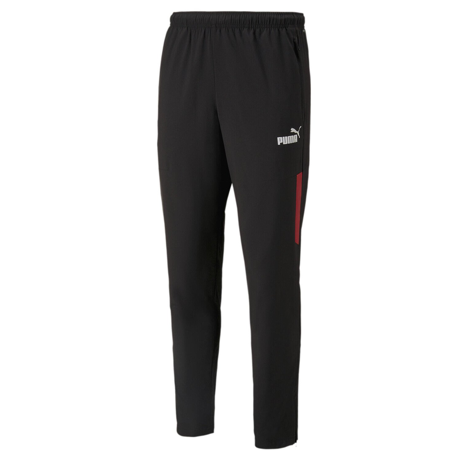 

переменный ток Футбольные брюки Milan Football Prematch Woven Мужские PUMA, черный Красный