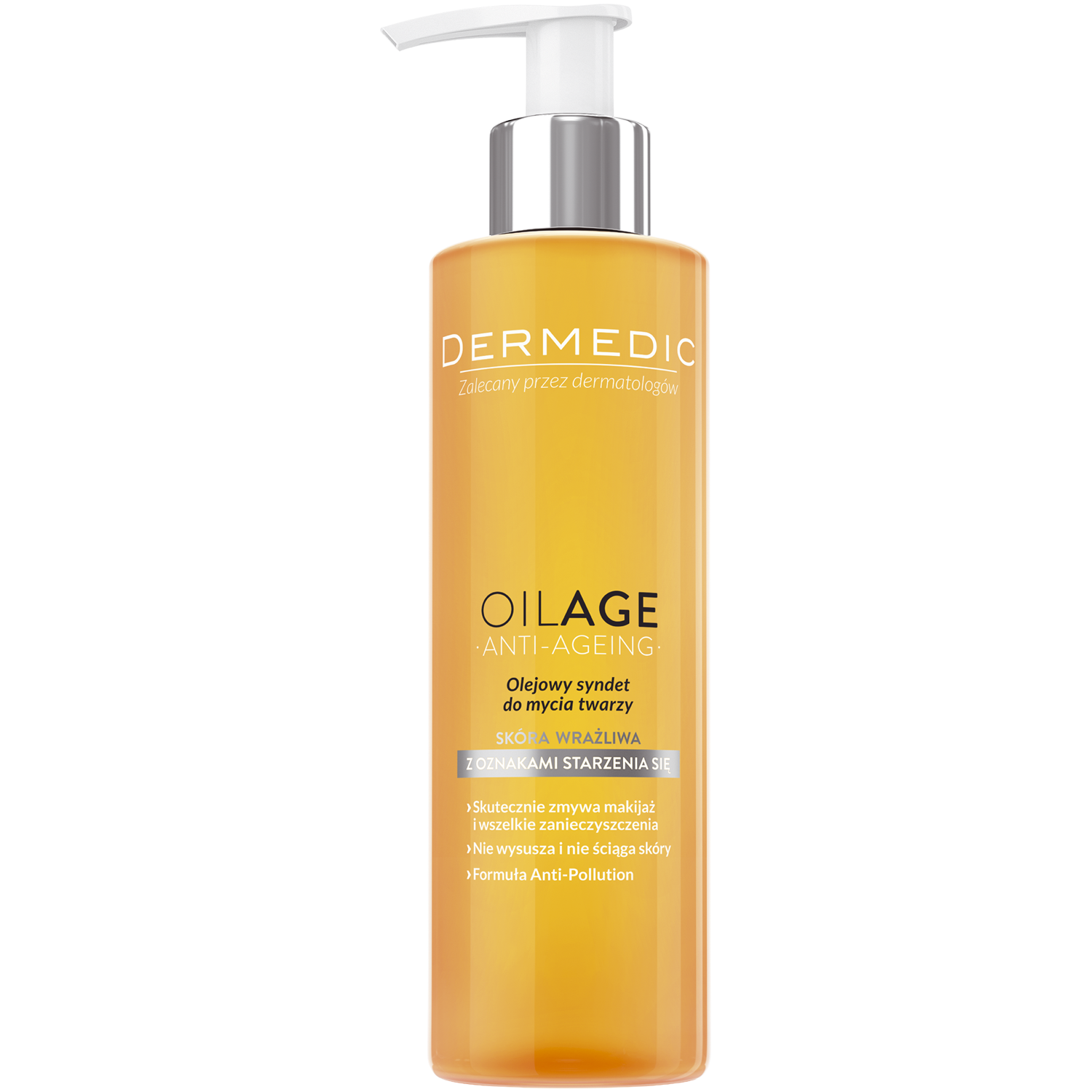 Dermedic Oilage масло для умывания синдет, 200 мл очищающее масло для лица для сухой кожи dermedic oilage 200 мл