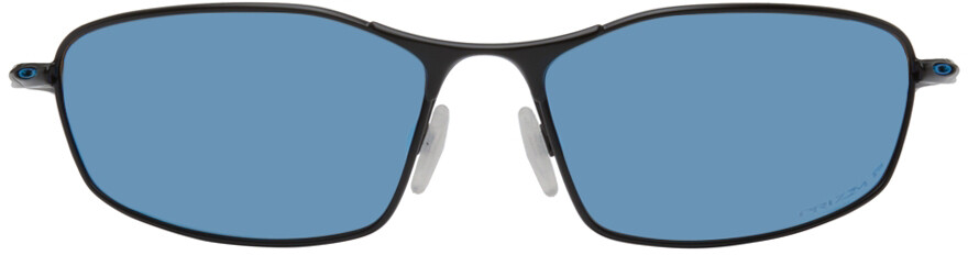 

Черно-синие солнцезащитные очки с бахромой Oakley