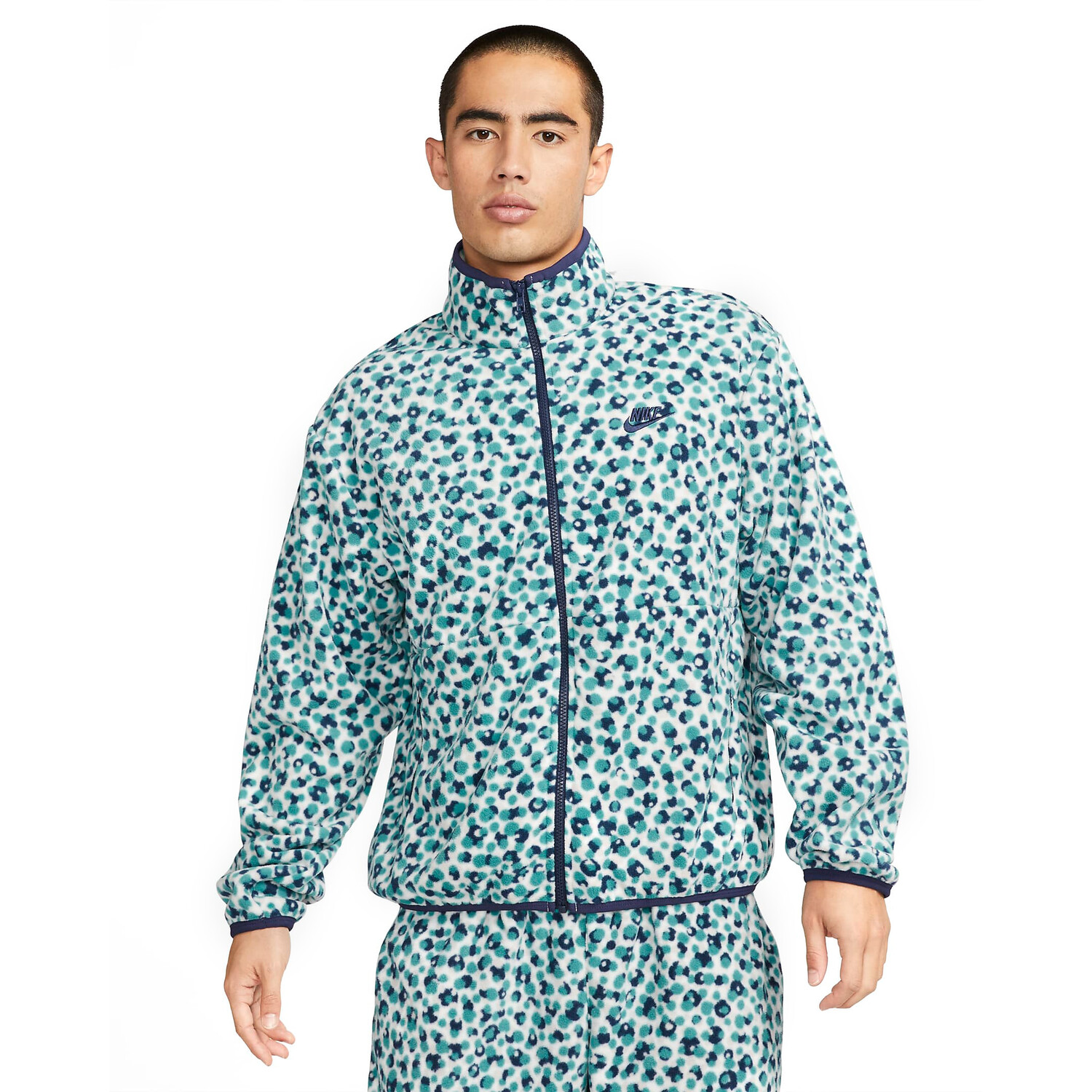 

Куртка Nike Club Fleece, синий/мультиколор