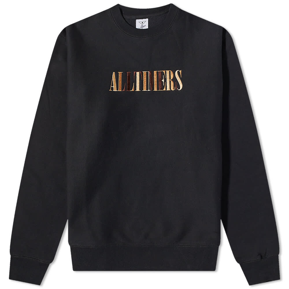 

Толстовка Alltimers Midtown Heavyweight Embroidered Crew Sweat, Черный
