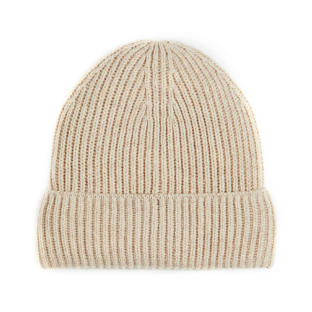 

Шапка H&M Rib-knit, бежевый