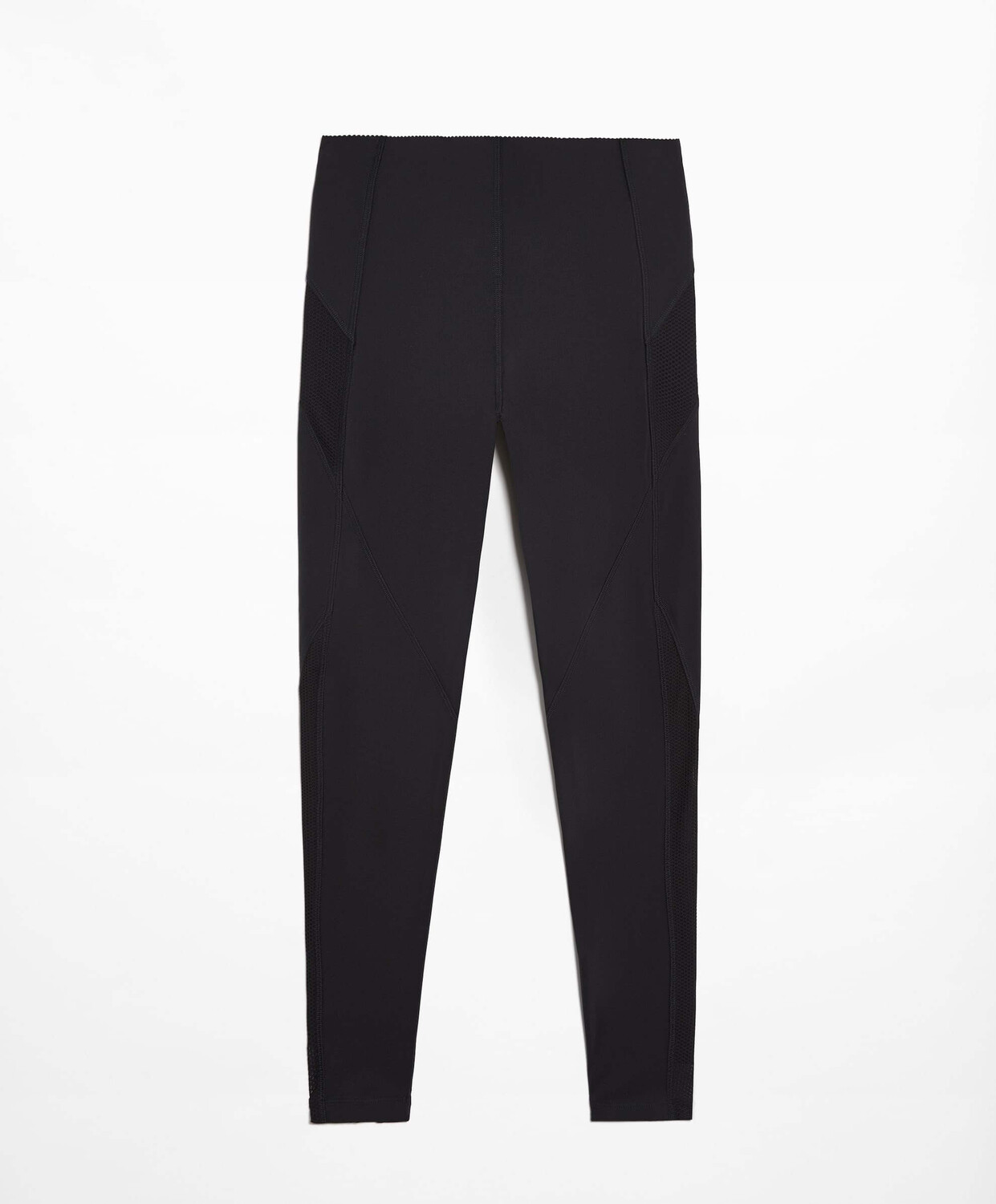 

Леггинсы Oysho Mesh Compressive Core Control 65 Cm Ankle-Length, черный