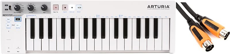 

Комплект Arturia KeyStep с 32-клавишным контроллером и секвенсором и MIDI-кабелем Roland RMIDI-B3 Black Series — 3 фута Arturia + Roland 430201=1 RMIDI-B3=1