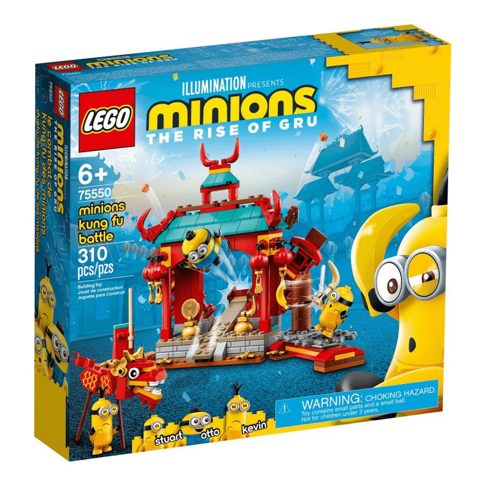 Конструктор LEGO Minions 75550 Миньоны: бойцы кунг-фу – купить с доставкой  из-за рубежа через платформу «CDEK.Shopping»