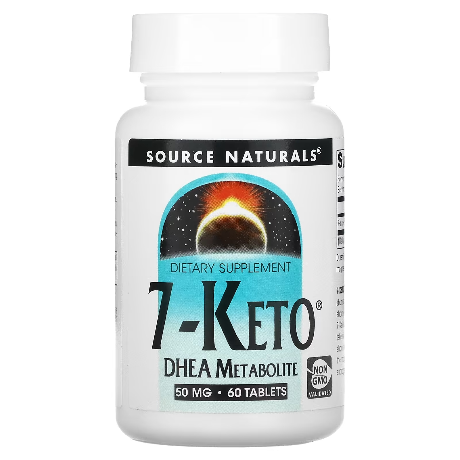 Source Naturals 7-Keto метаболит ДГЭА 50 мг, 60 таблеток дгэа метаболит life extension 7 keto 60 капсул