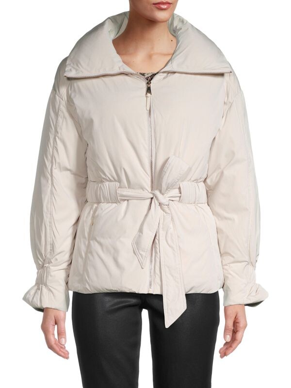 

Пуховик alexiii с поясом Ted Baker London White