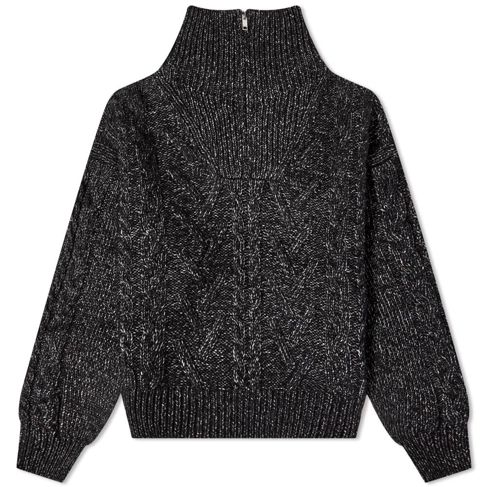 

Джемпер GANNI Chunky Cable Zipper Jumper