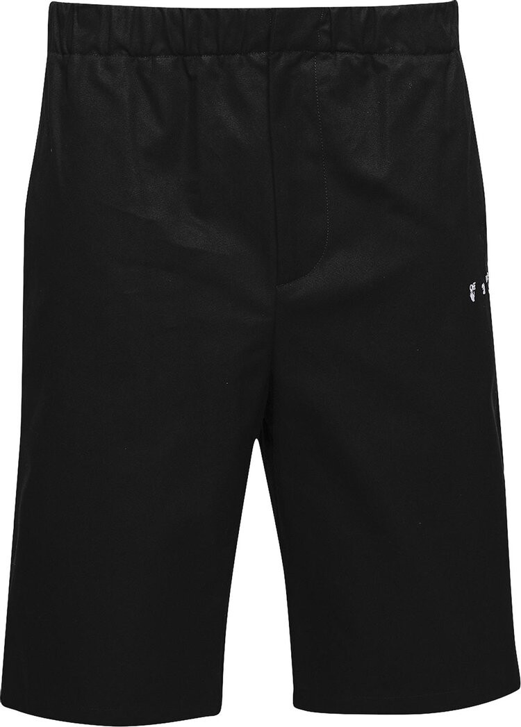 

Шорты Off-White Ow Logo Lounge Shorts 'Black', черный