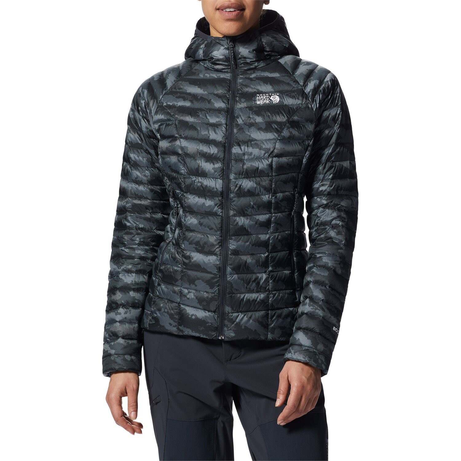 

Куртка с капюшоном Mountain Hardwear Ghost Whisperer/2 женская, черный