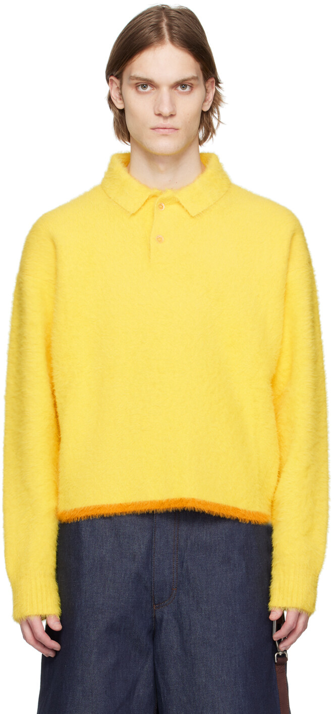 

Желтый Поло Le Raphia 'Le Polo Neve' Jacquemus
