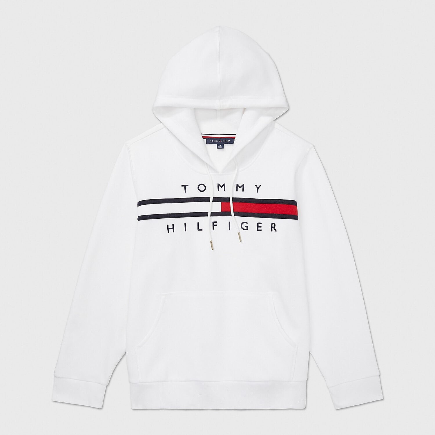 

Толстовка Tommy Hilfiger Curve Flag Logo, белоснежный