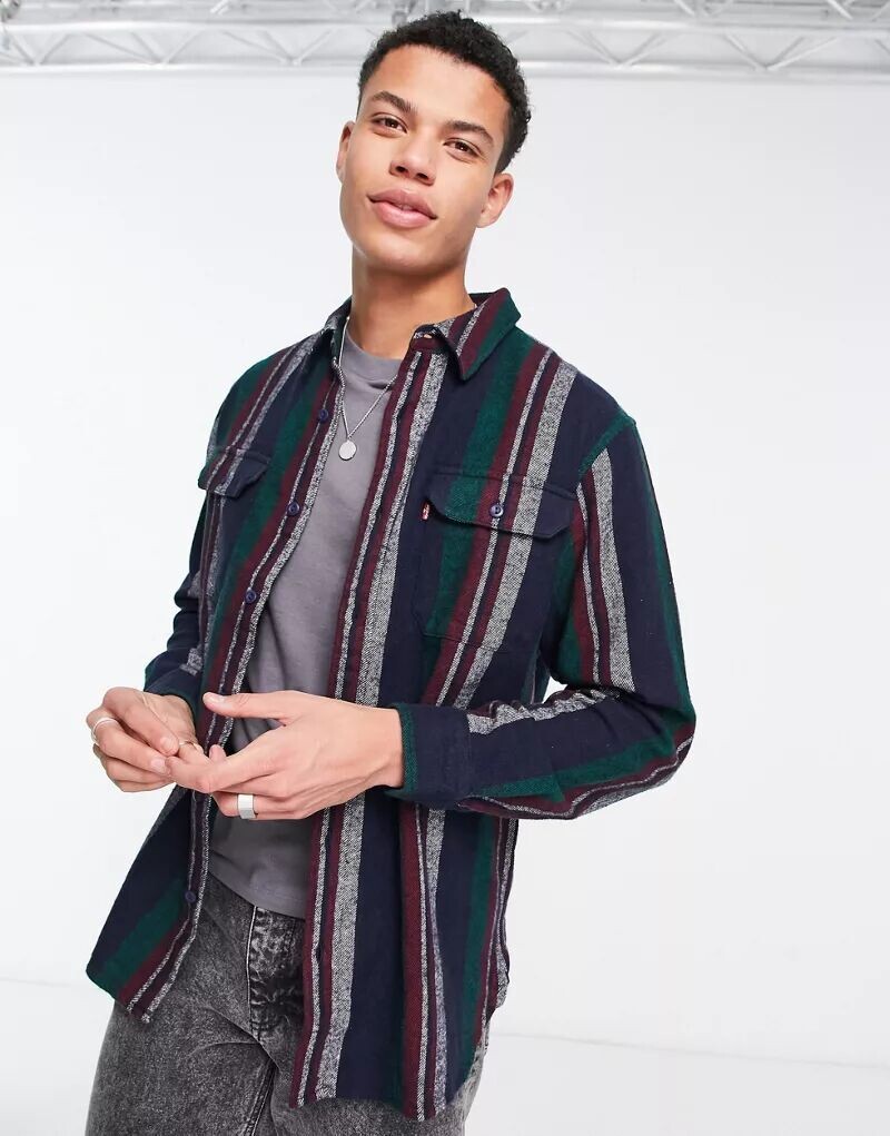 

Рубашка в полоску с логотипом Levi's Jackson