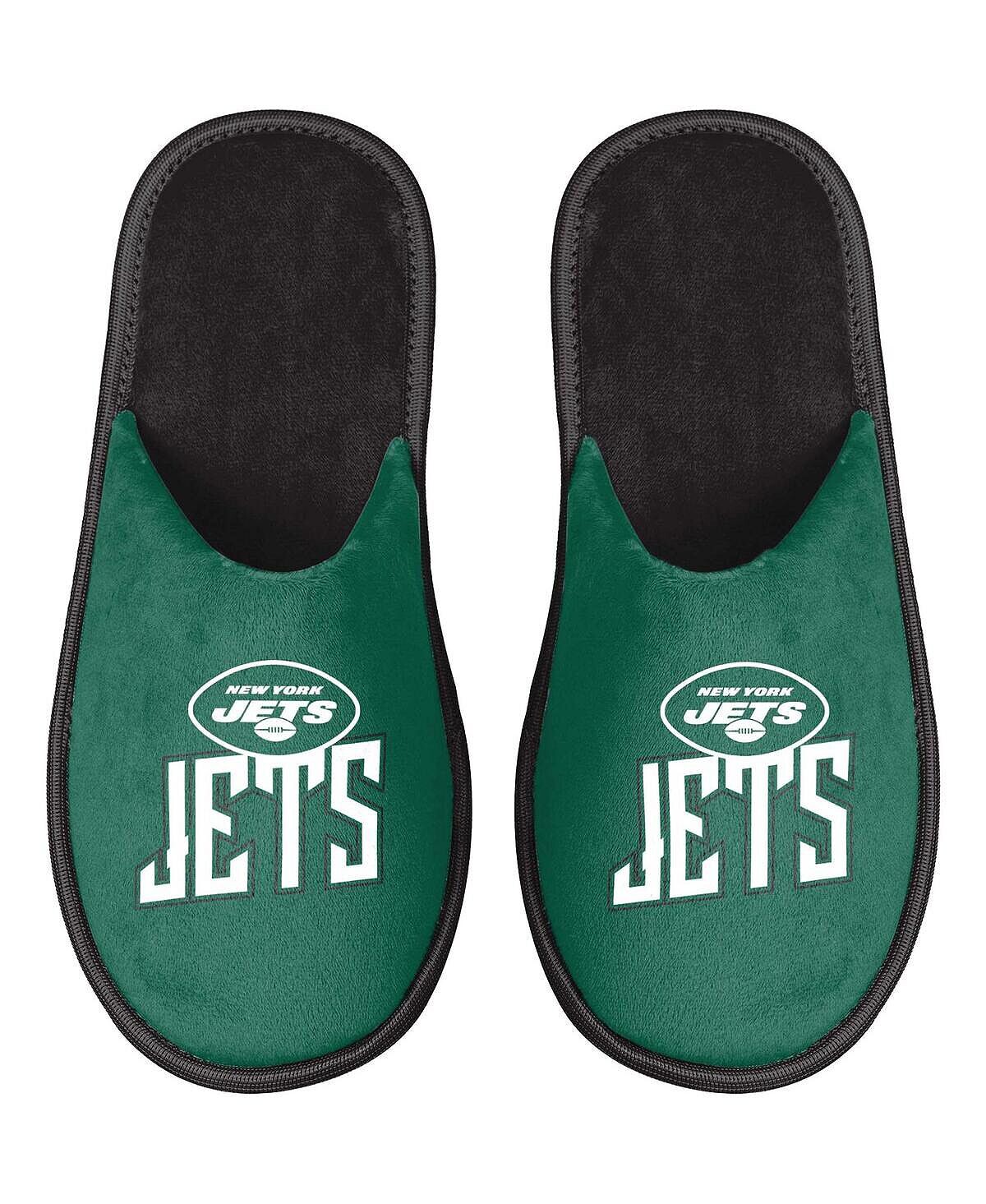 

Мужские тапочки new york jets scuff slide FOCO, зеленый