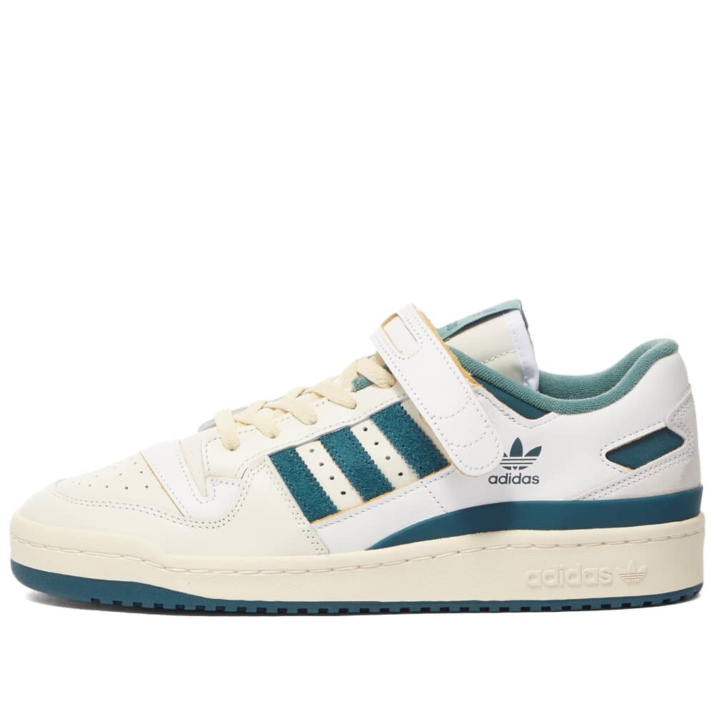 

Кроссовки Adidas Forum 84 Low, белый/темно-бирюзовый