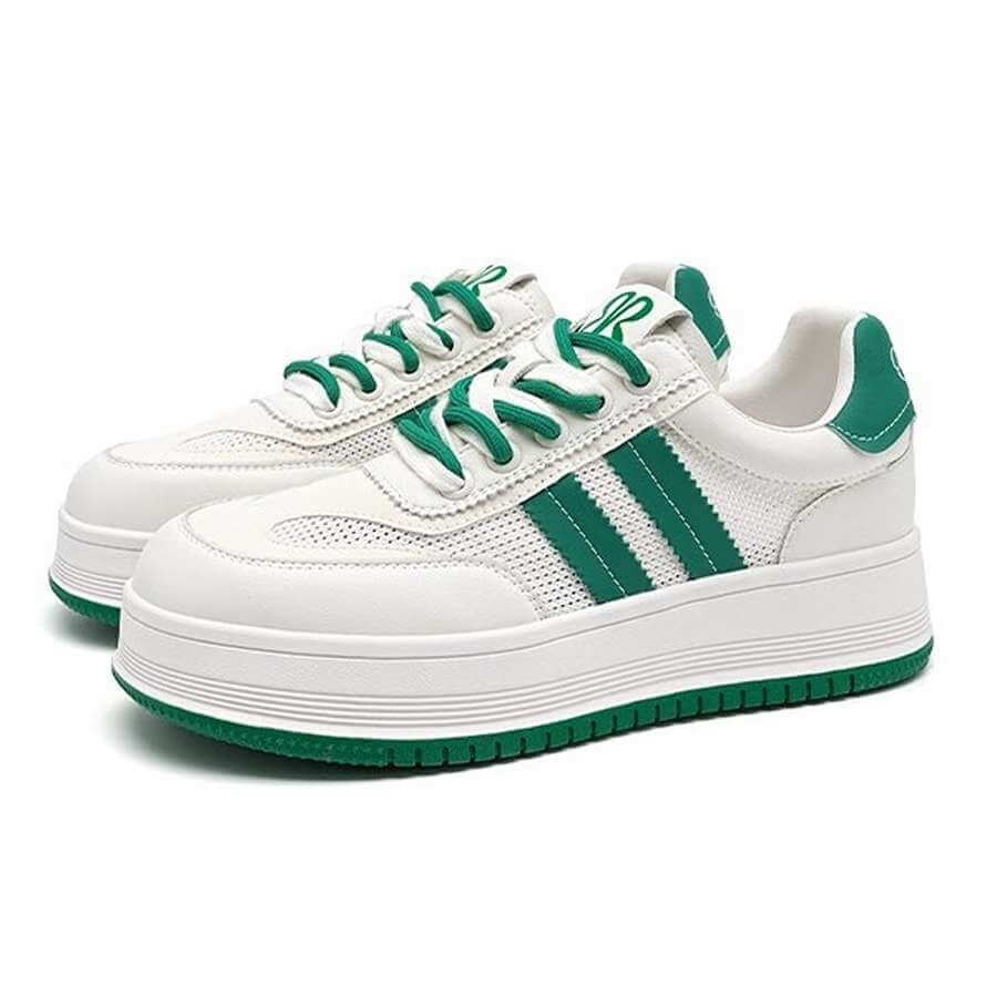

Кроссовки Eblan Sporty Casual Mesh Shoes (размер 37), бежевый/зеленый