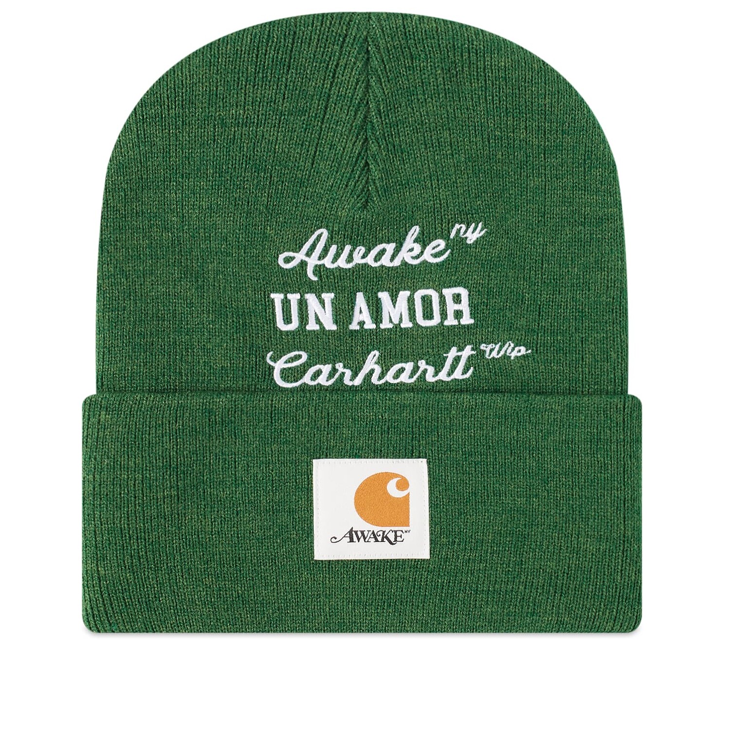 

Шапка Awake Ny X Carhartt Un Amor, темно-зеленый
