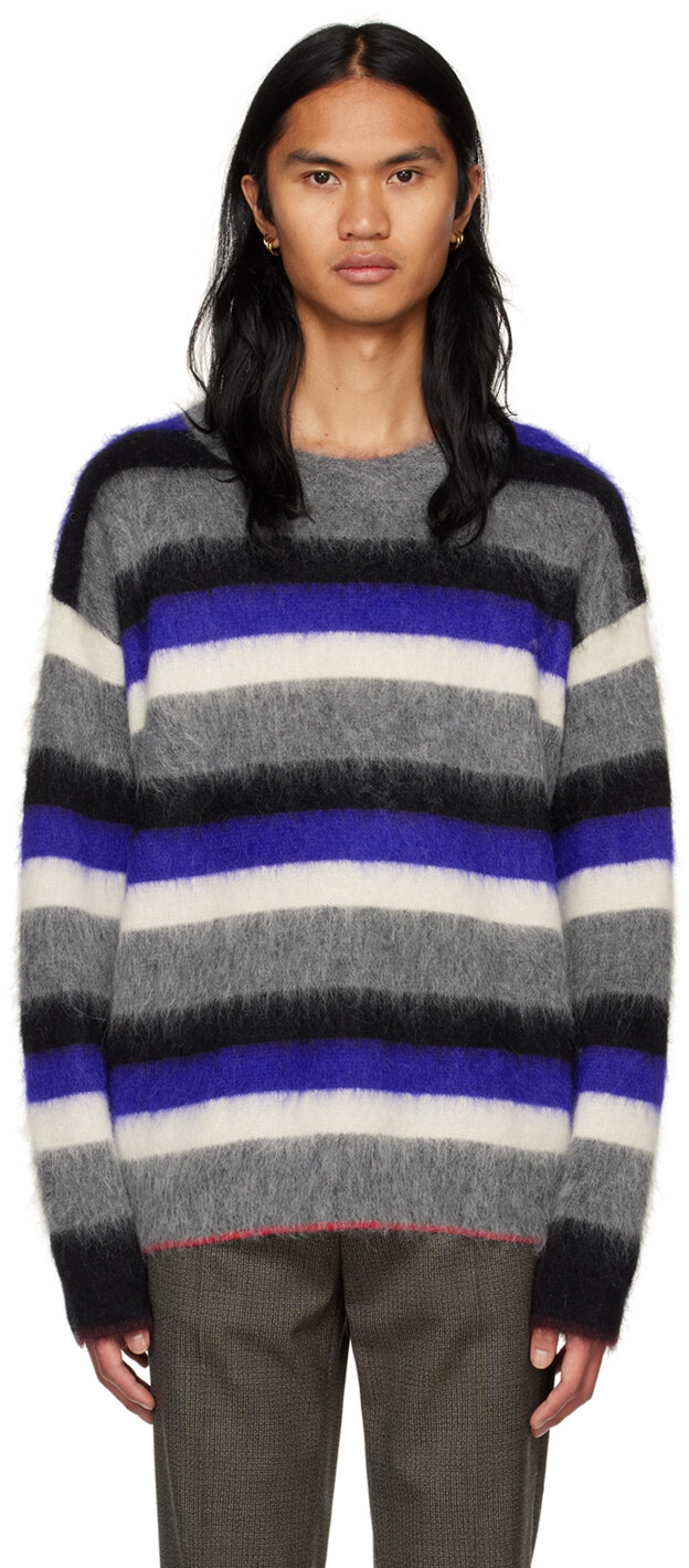 

Разноцветный Tomas Crewneck ZANKOV, Серый, Разноцветный Tomas Crewneck ZANKOV