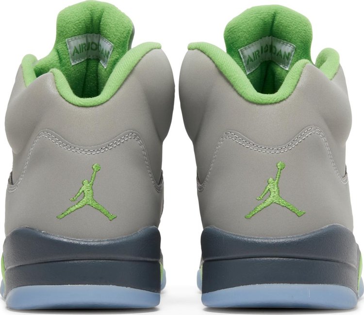 Grey and discount green jordan 5