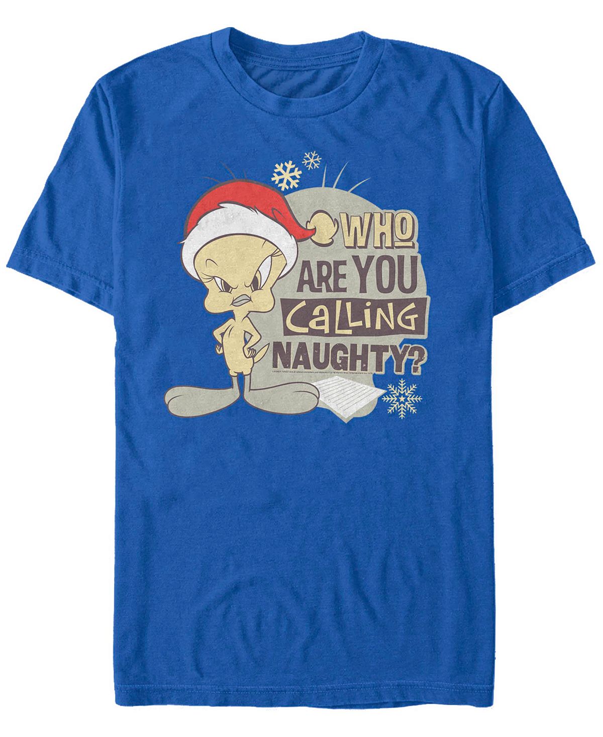 Мужская футболка с коротким рукавом looney tunes christmas tweety Fifth Sun