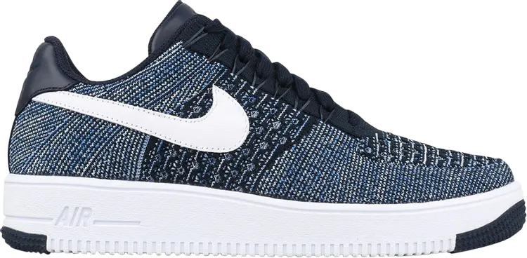 

Кроссовки Nike Air Force 1 Ultra Flyknit Low 'Obsidian', синий