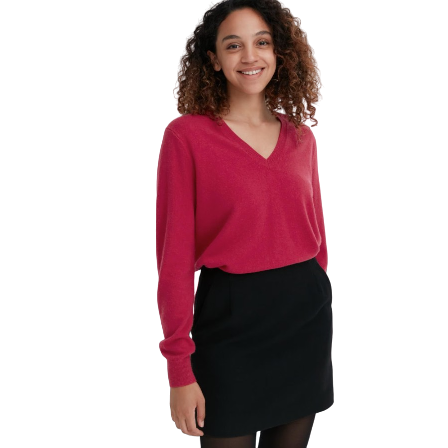 Джемпер Uniqlo Cashmere, розовый джемпер uniqlo cashmere 3d knit seamless turtleneck красный