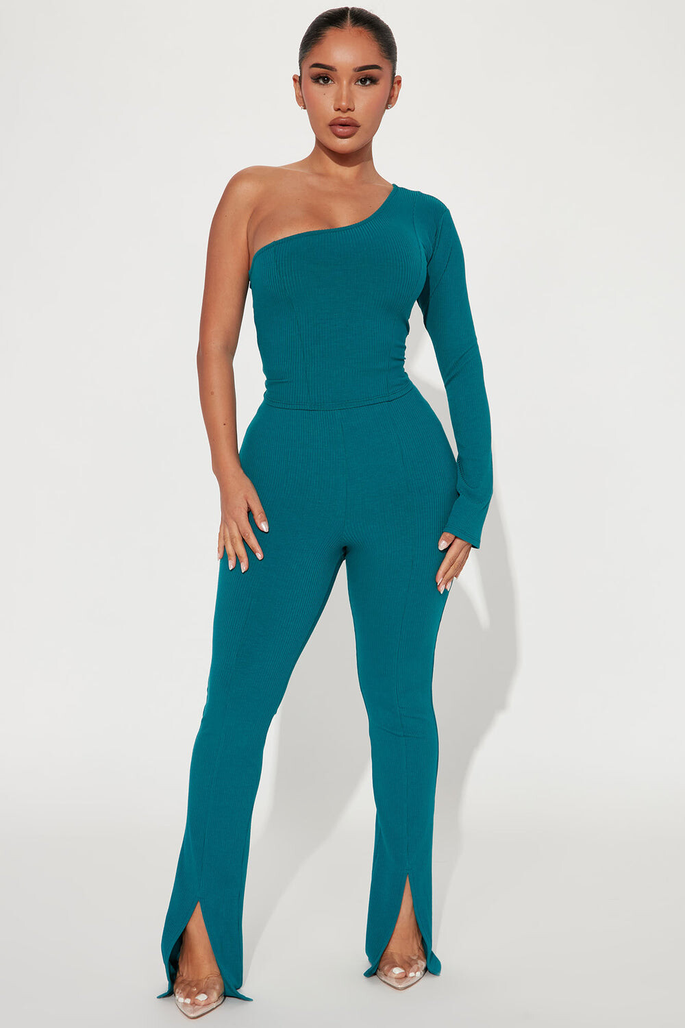 

Брюки Fashion Nova SET24292, бирюзовый