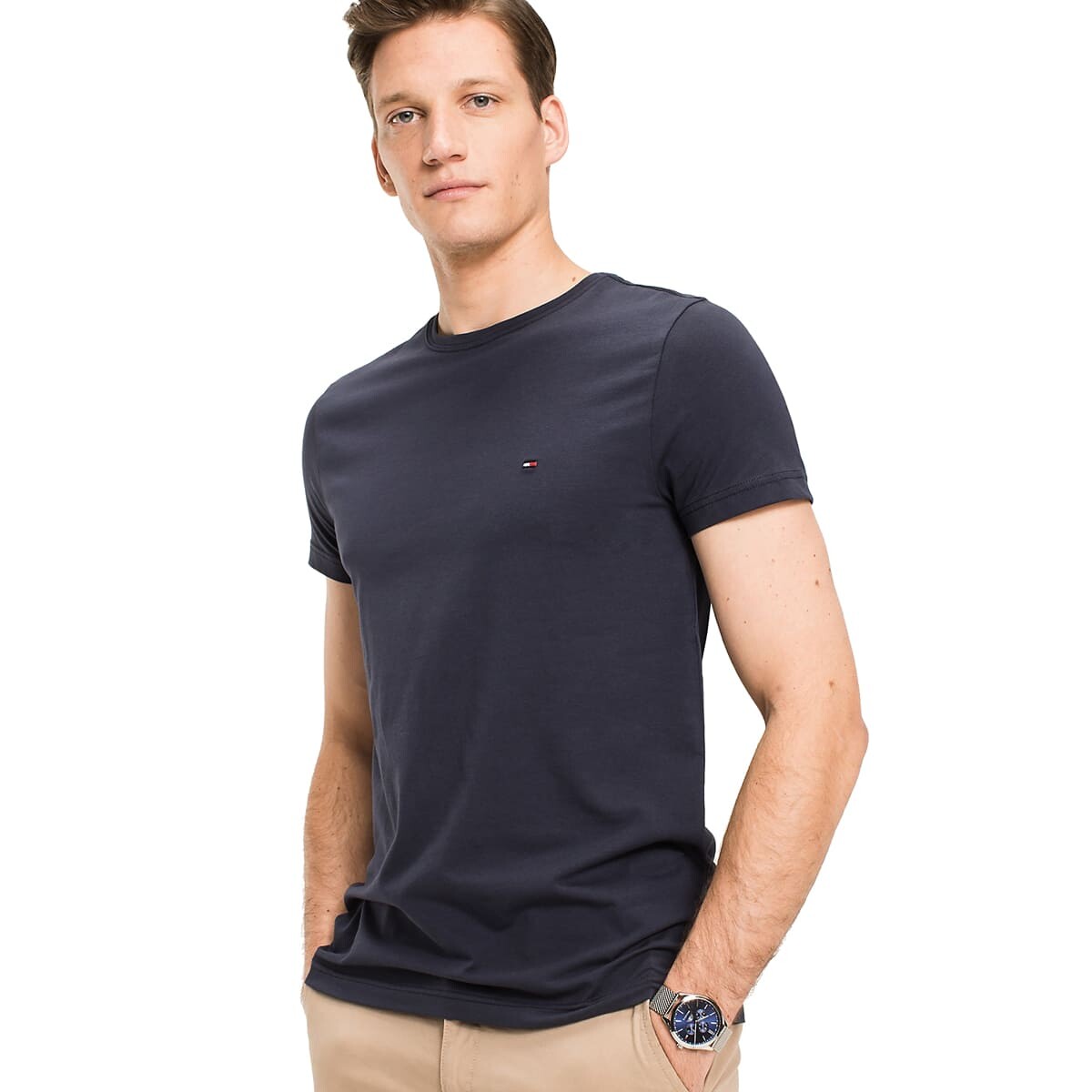 

Футболка Tommy Hilfiger Slim Fit, темно-синий