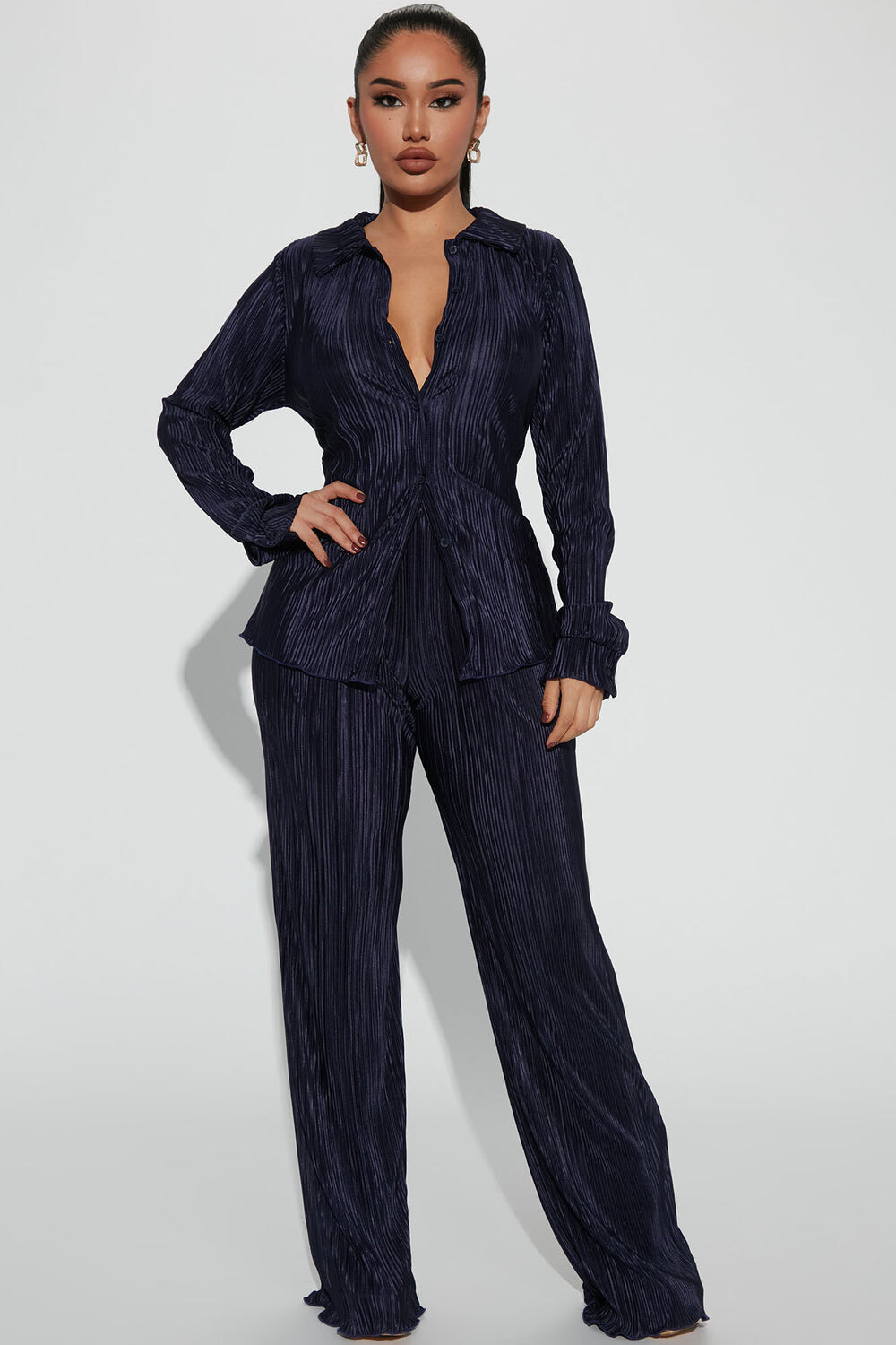 

Брюки Fashion Nova TP8393, нави, Черный