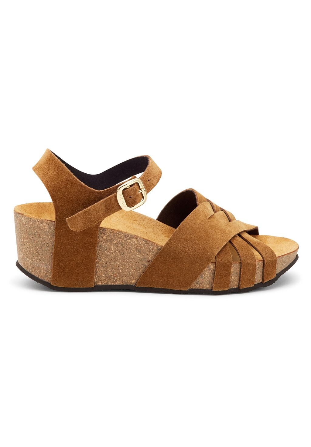 

Босоножки на танкетке Frau Shoes, коричневый